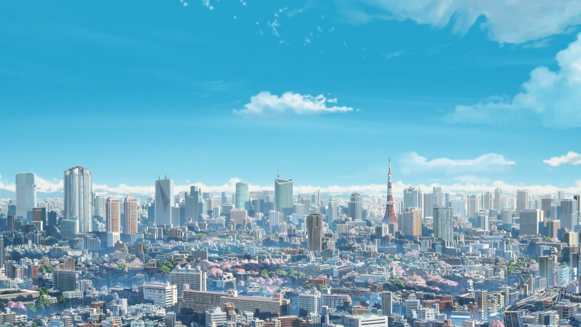 Kimi No Na Wa Anime City Wallpapers