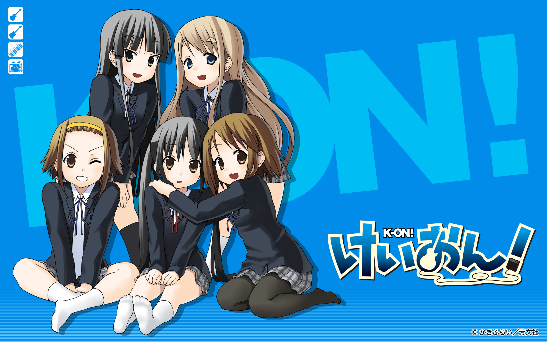 K-On Anime Team Wallpapers