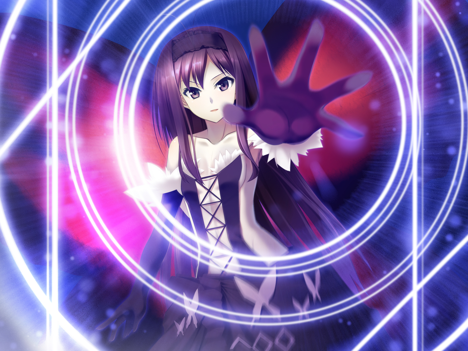 Kuroyukihime (Accel World) Minimalist Wallpapers