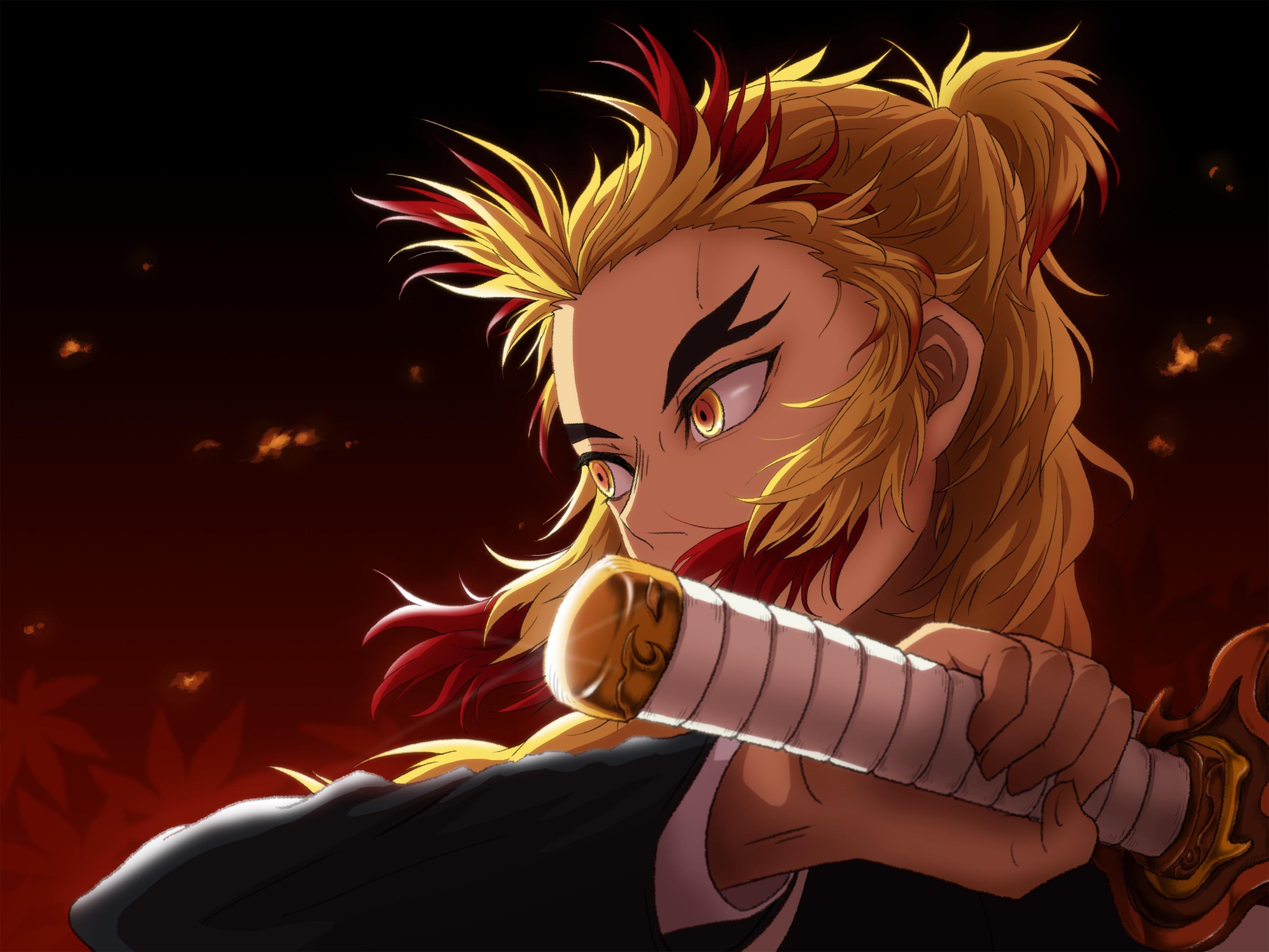 Kyojuro Rengoku 2019 Art Wallpapers