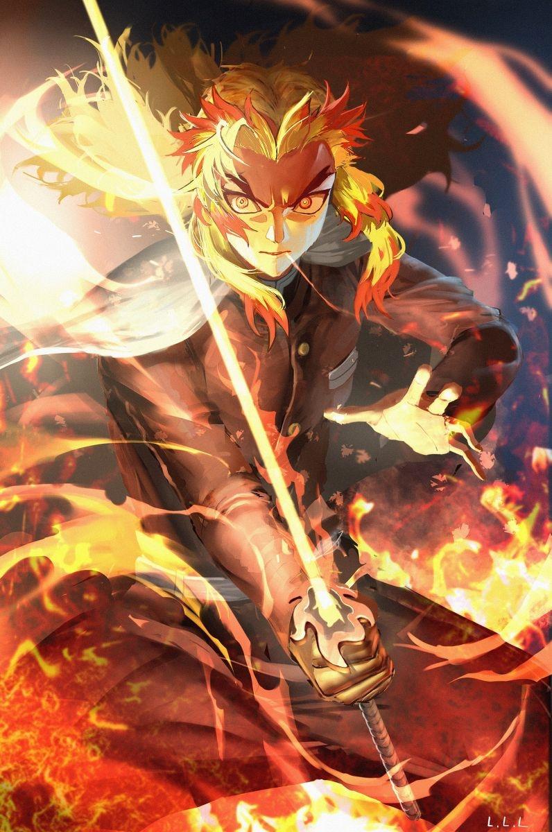 Kyojuro Rengoku Demon Slayer Wallpapers