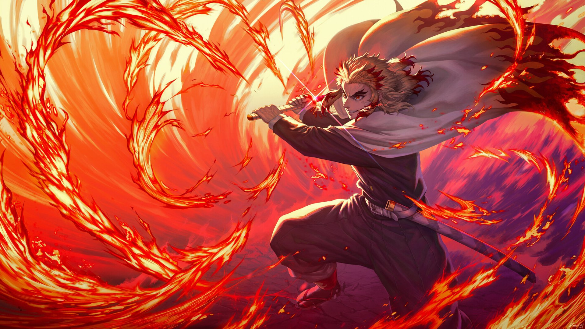 Kyojuro Rengoku From Demon Slayer Wallpapers