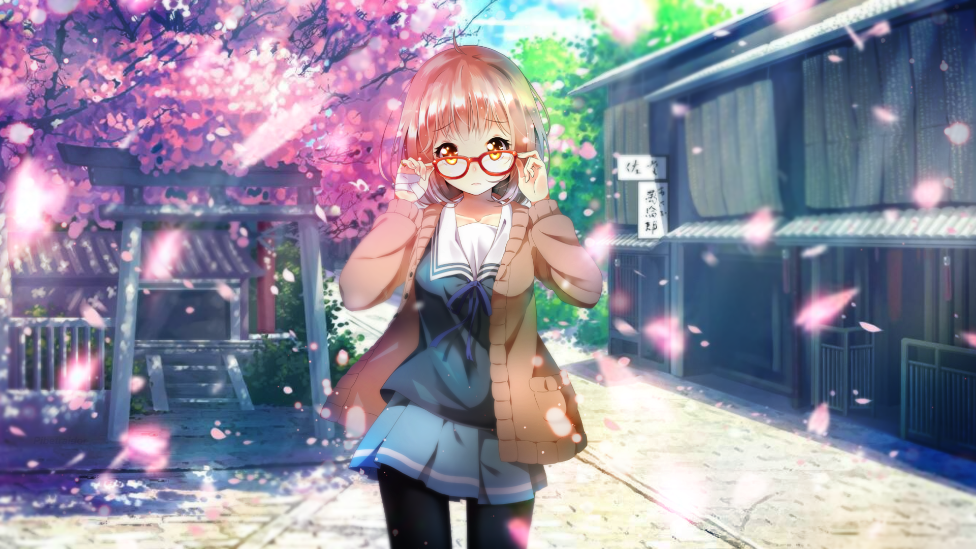 Kyoukai No Kanata Anime Girl Kuriyama Mirai Wallpapers