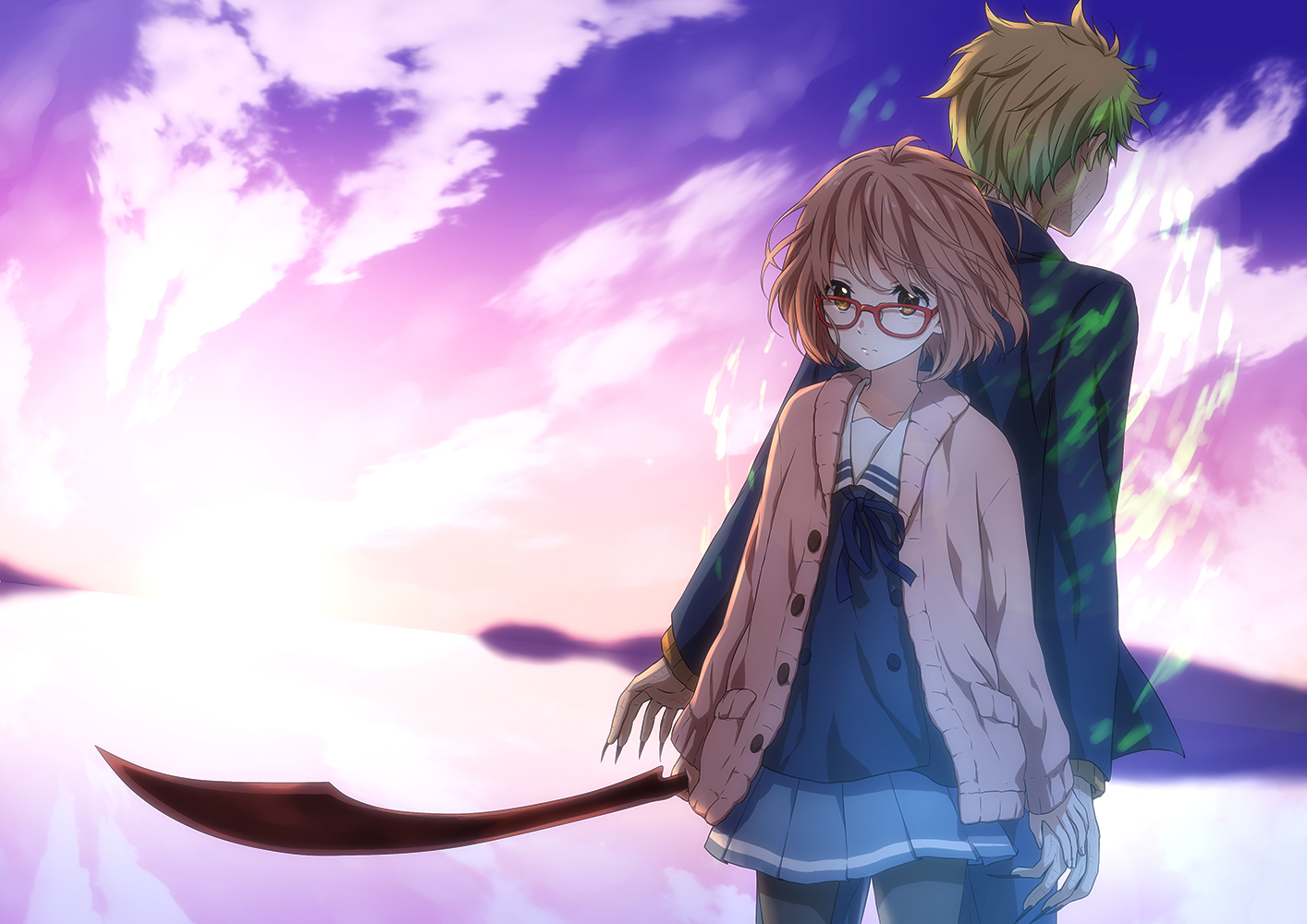 Kyoukai No Kanata Anime Girl Kuriyama Mirai Wallpapers