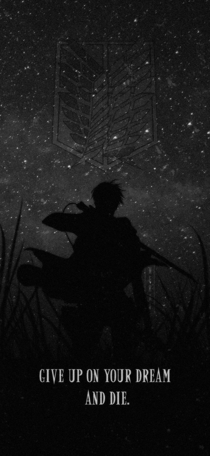 Levi Ackerman Monochrome Wallpapers