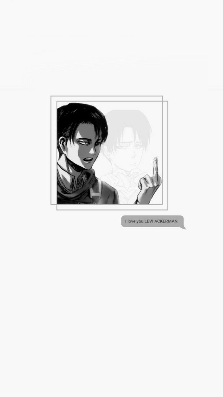 Levi Ackerman Monochrome Wallpapers