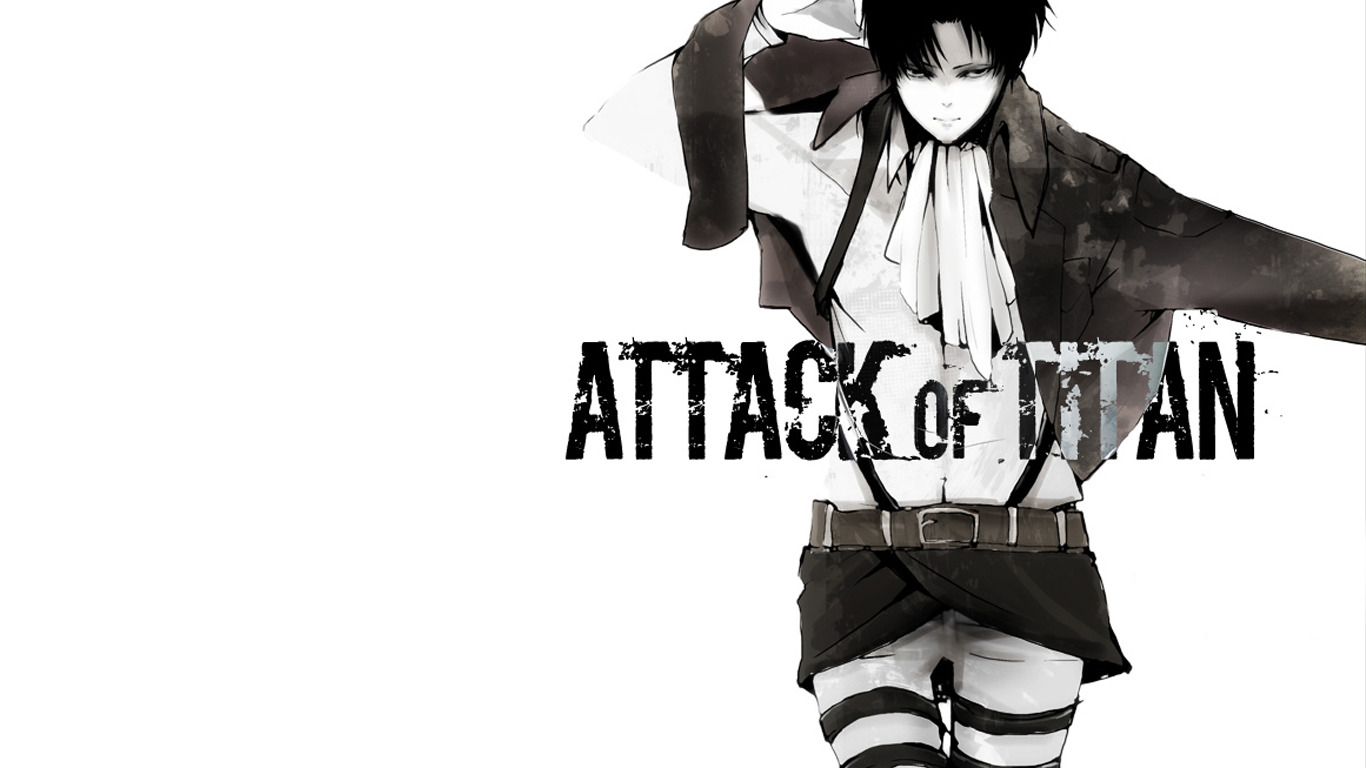 Levi Ackerman Monochrome Wallpapers