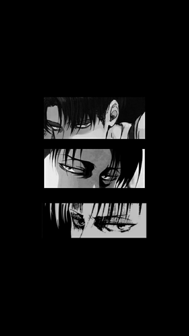 Levi Ackerman Monochrome Wallpapers