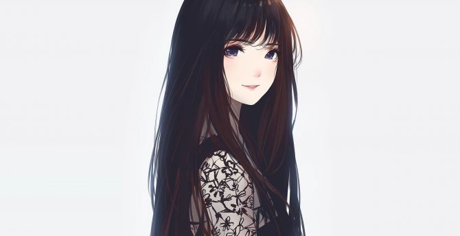 Long Hair Anime Girl Wallpapers