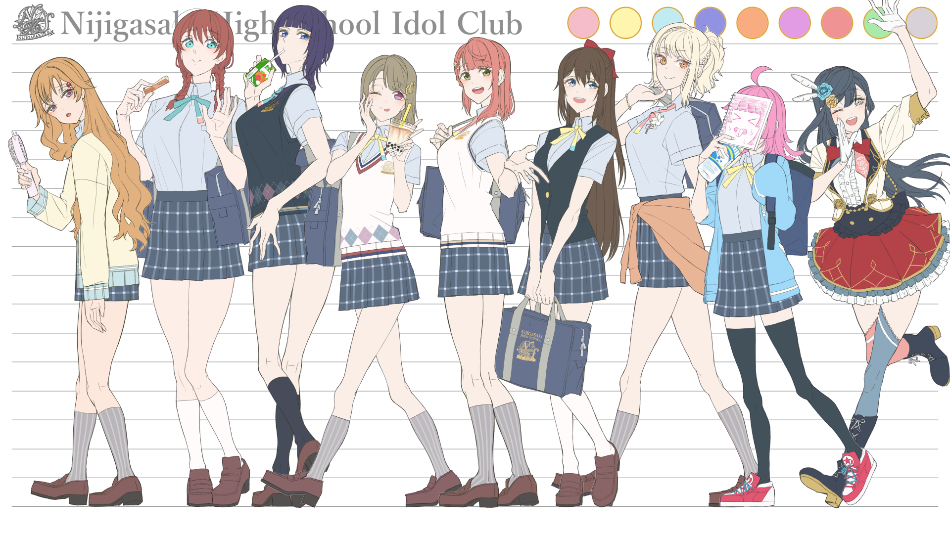Love Live! Nijigasaki High School Idol Club Wallpapers