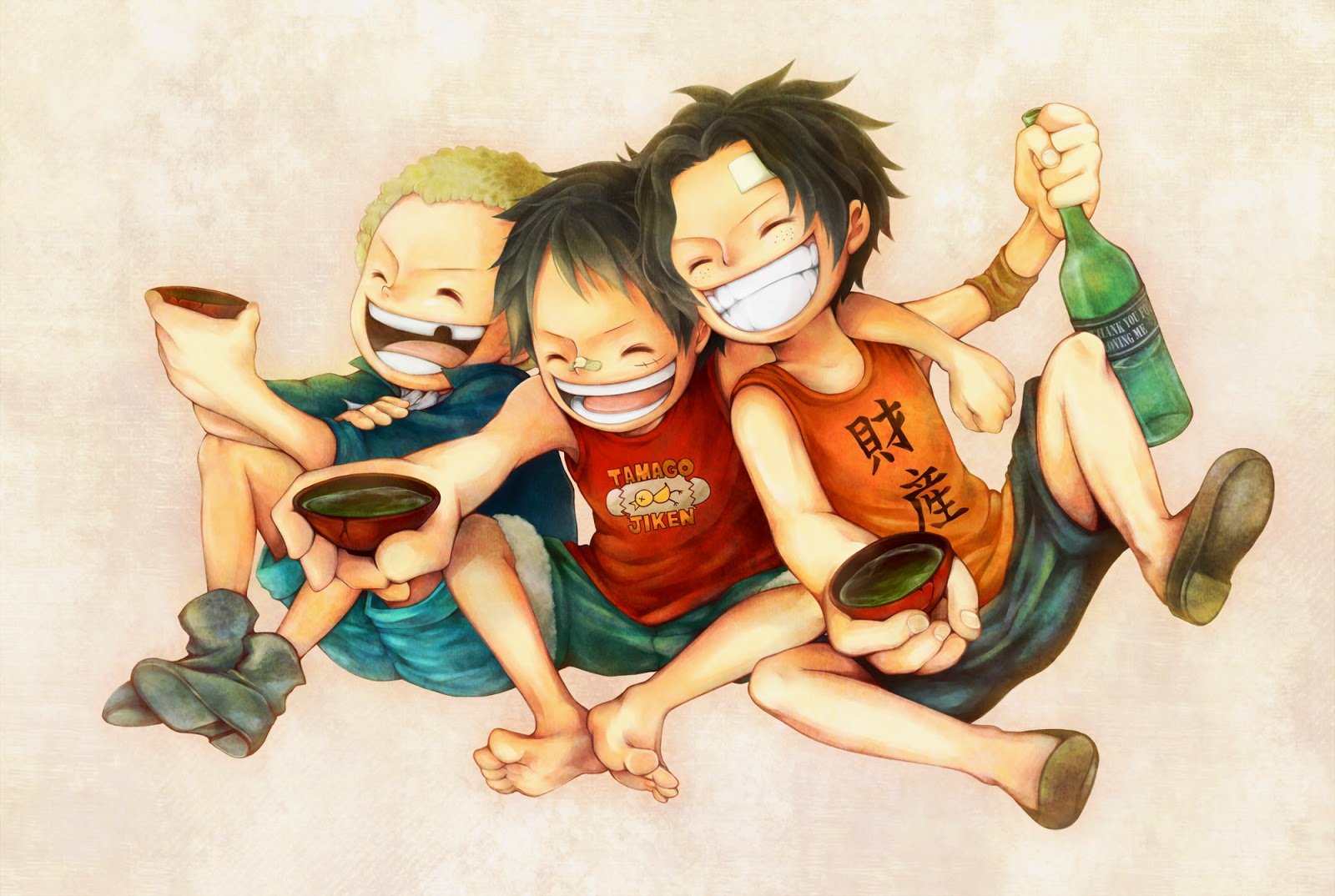 Luffy, Ace And Sabo One Piece Team Wallpapers