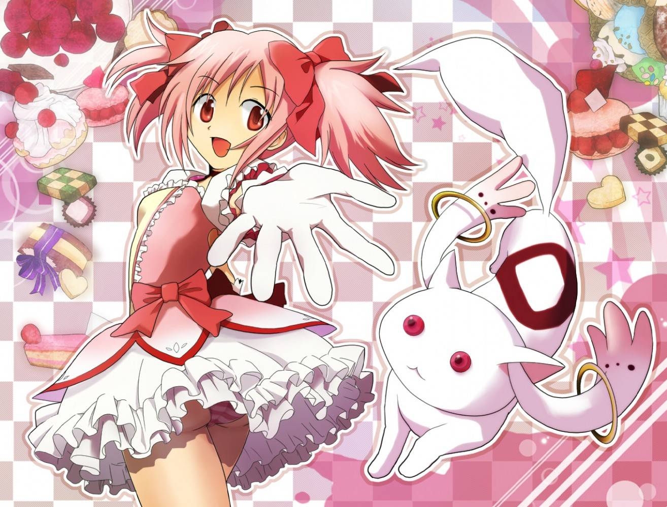 Madoka Kaname From Puella Magi Madoka Magica Wallpapers