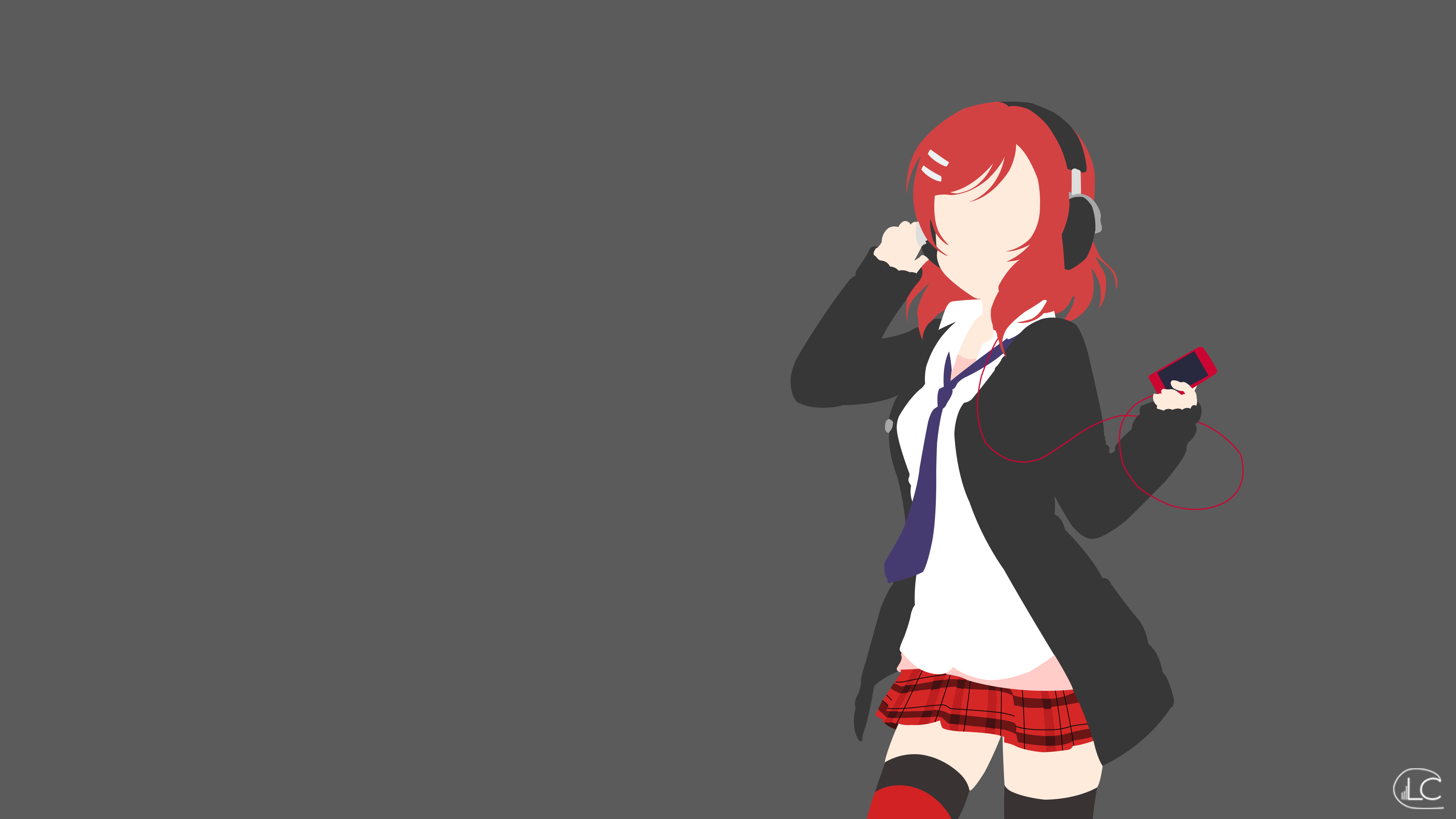 Maki Nishikino Minimal Wallpapers