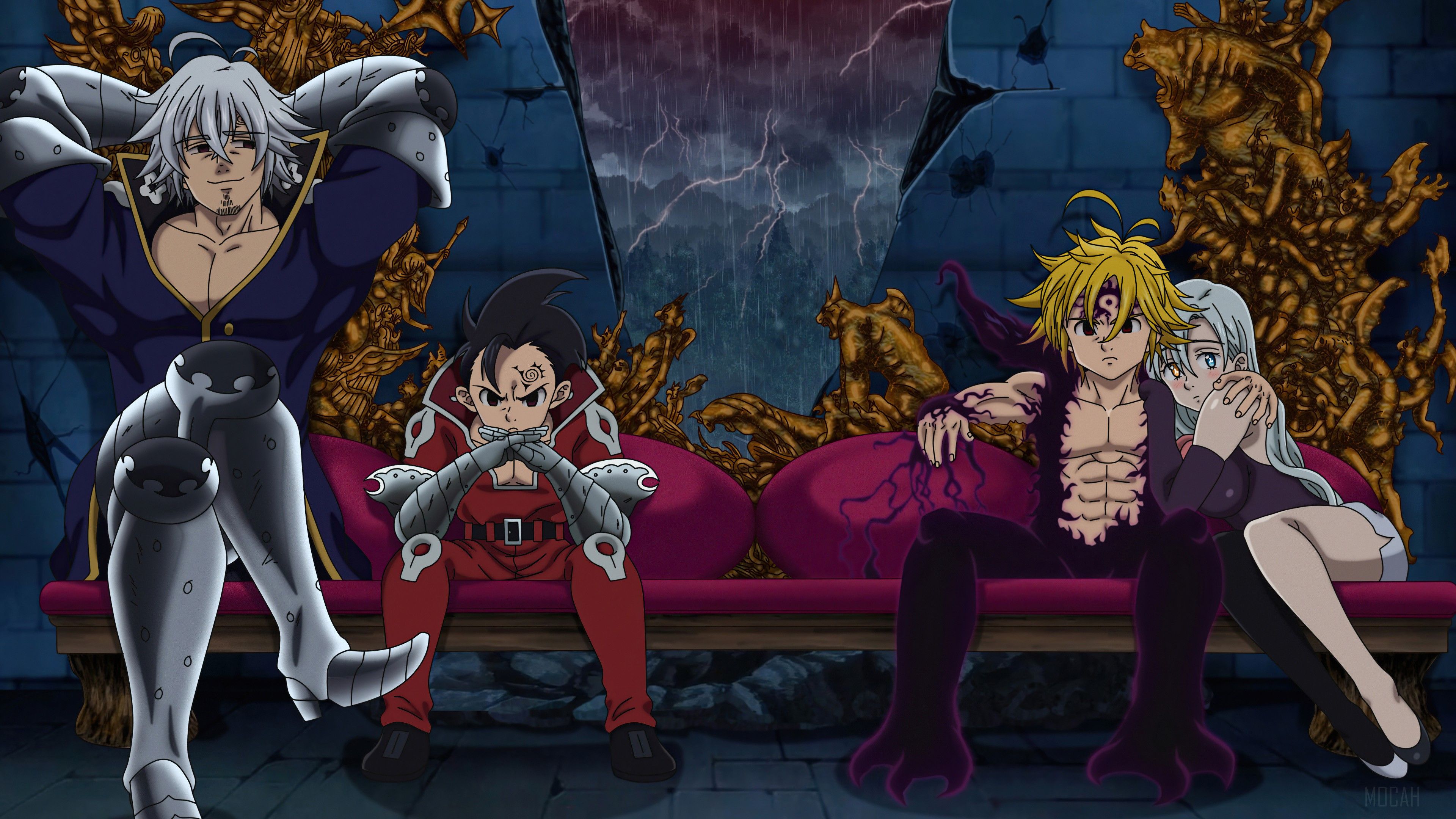 Meliodas From Demon The Seven Deadly Sins Wallpapers