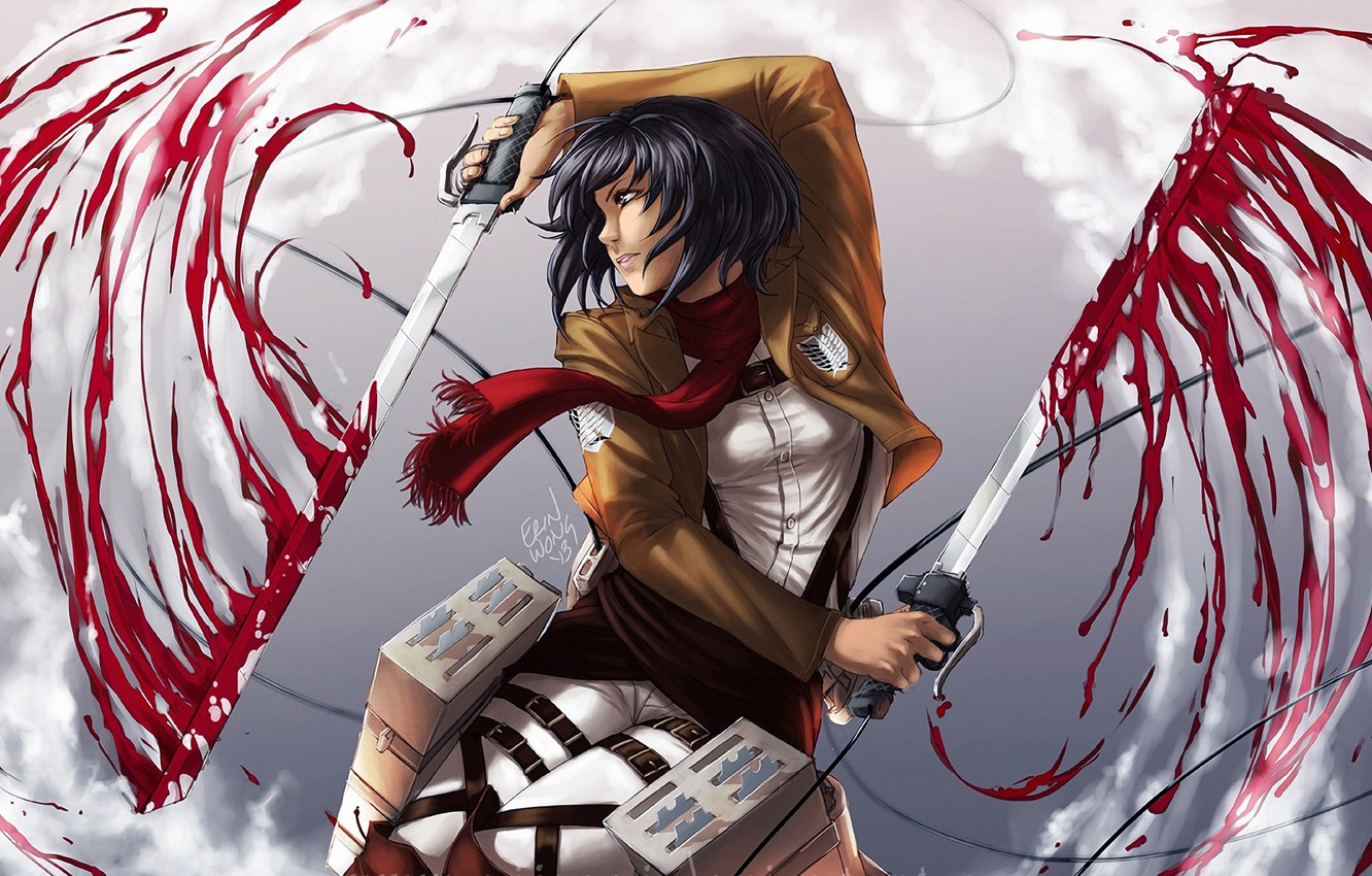 Mikasa Ackerman Art Wallpapers