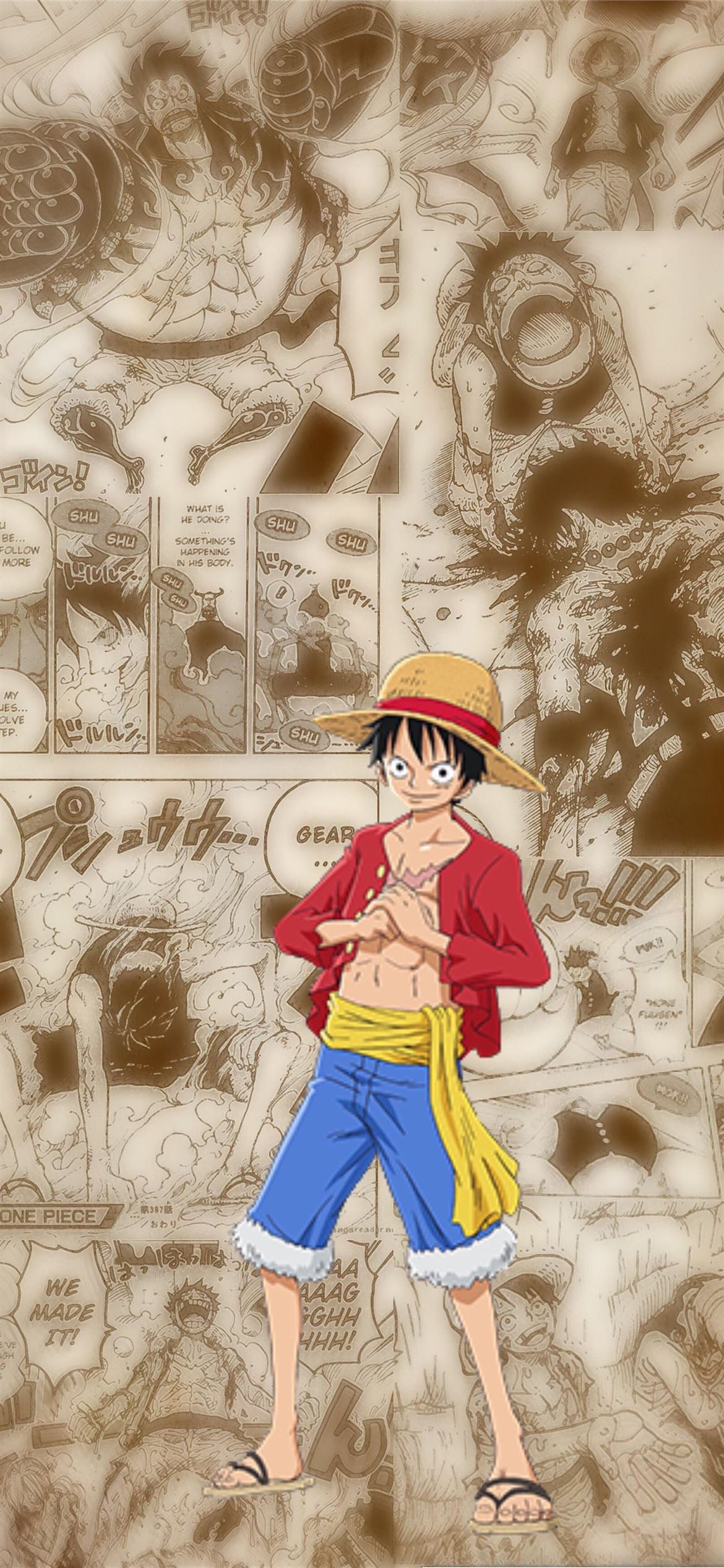 Monkey Luffy Op Art Wallpapers