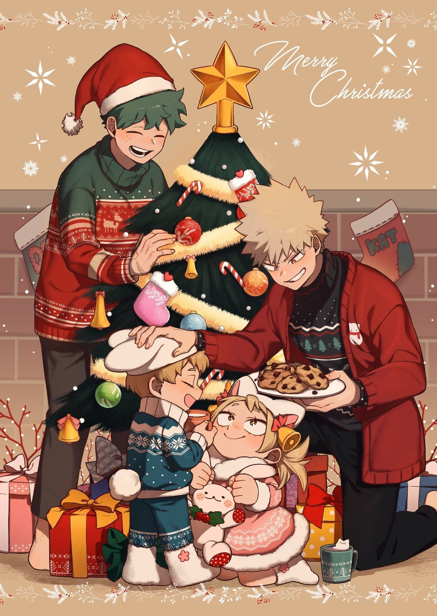 My Hero Academia Christmas Wallpapers