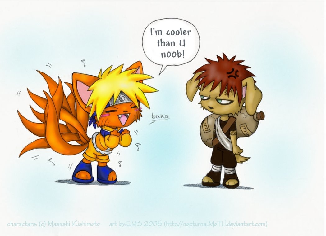 Naruto And Gaara Chibi Wallpapers