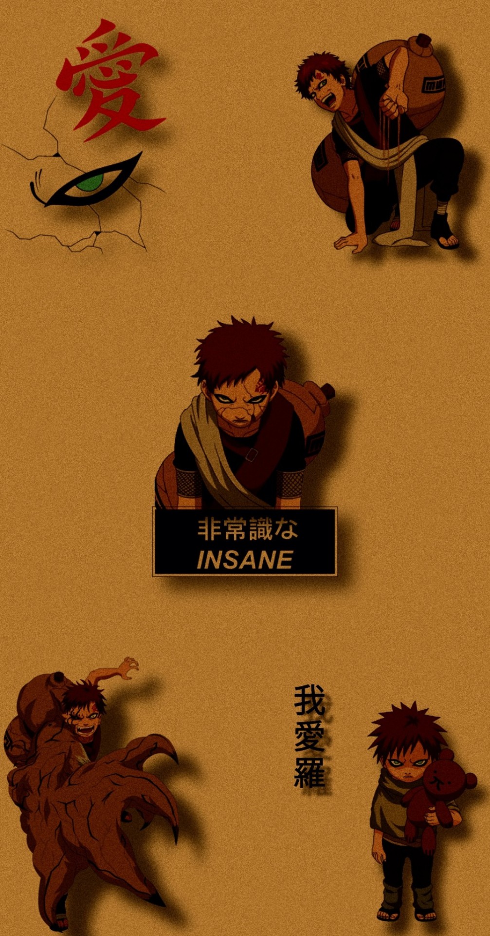 Naruto And Gaara Iphone Wallpapers