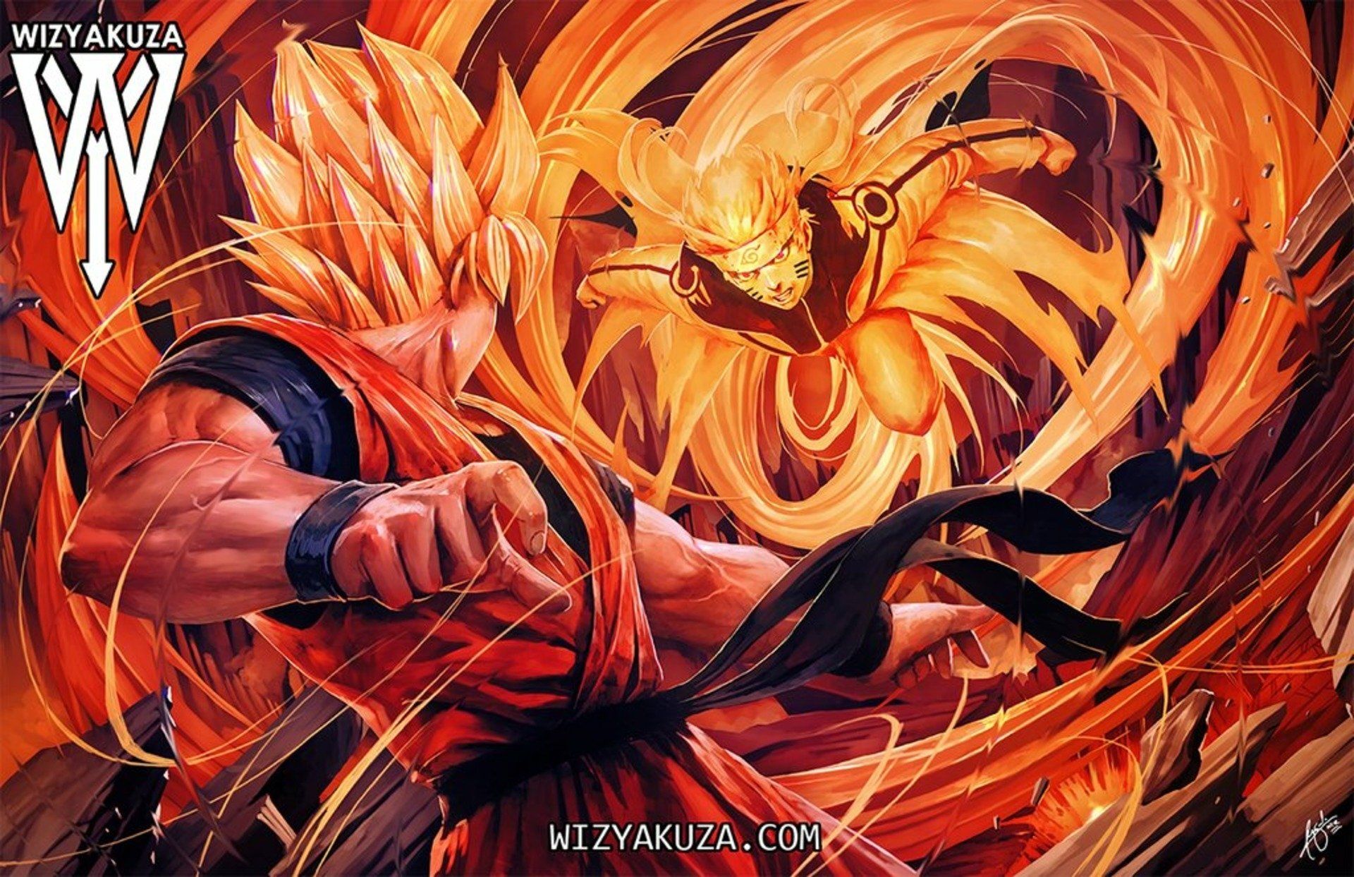 Naruto And Goku Fusion Wallpapers