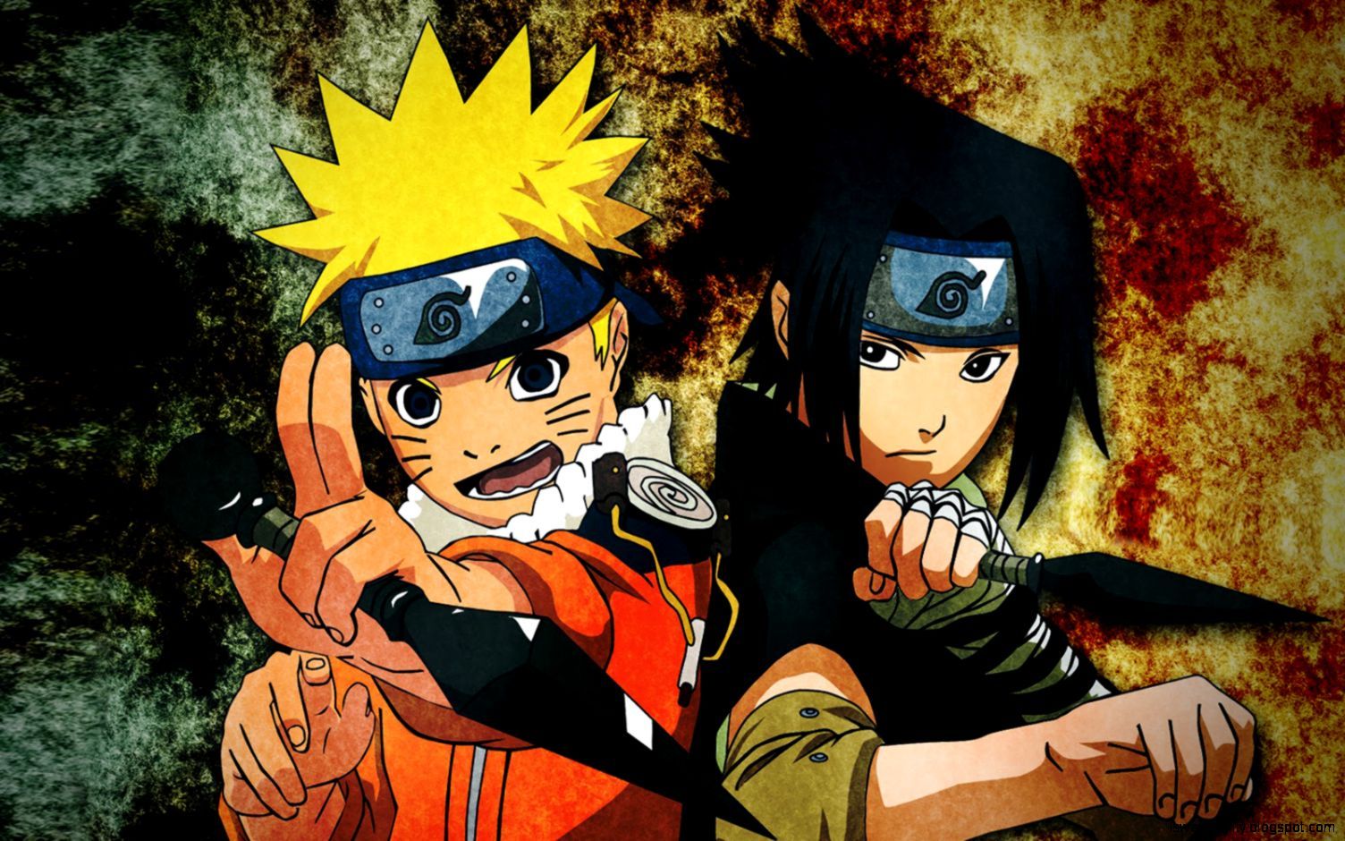 Naruto And Sasuke Kids Wallpapers