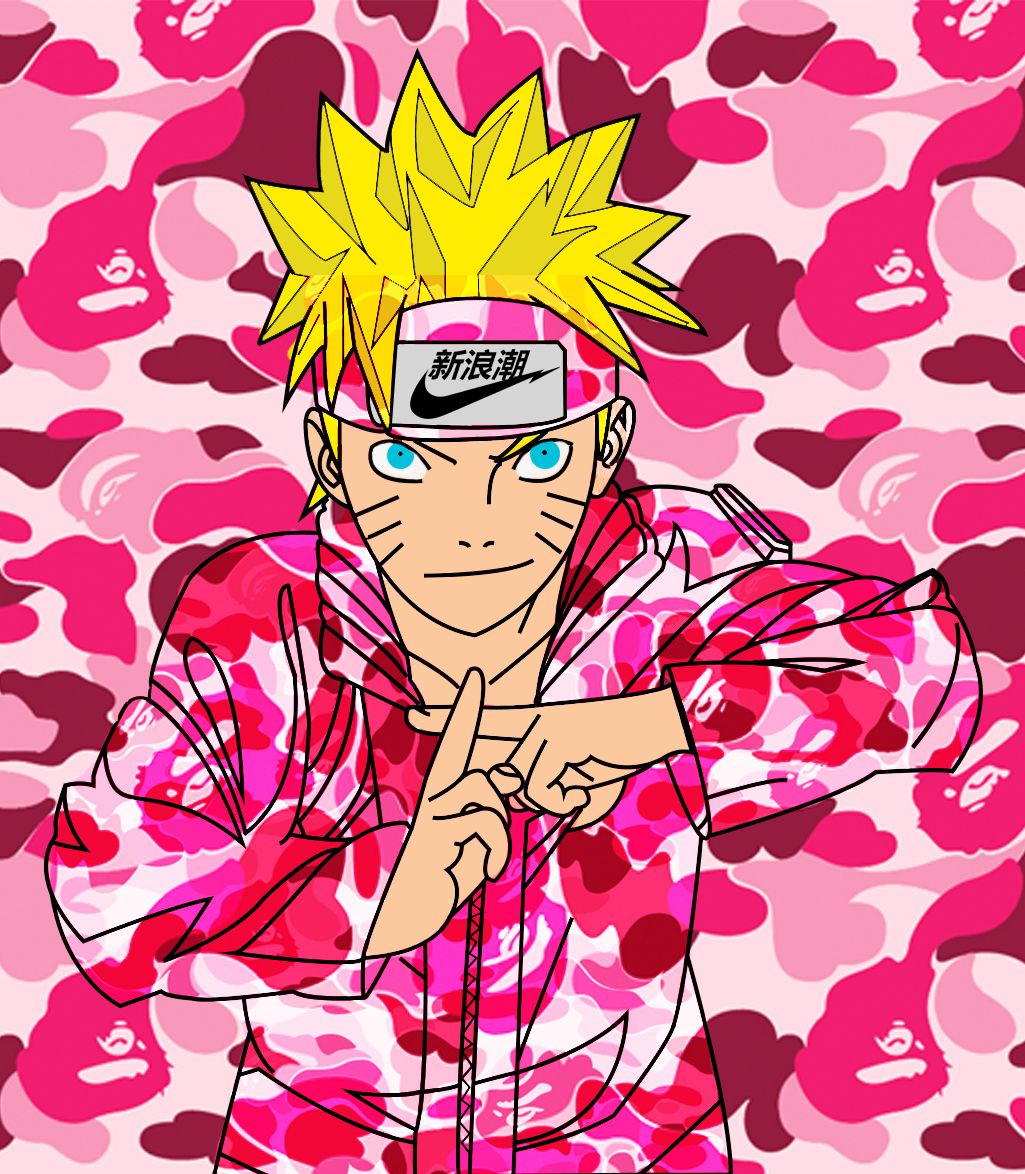 Naruto Bape Supreme Wallpapers