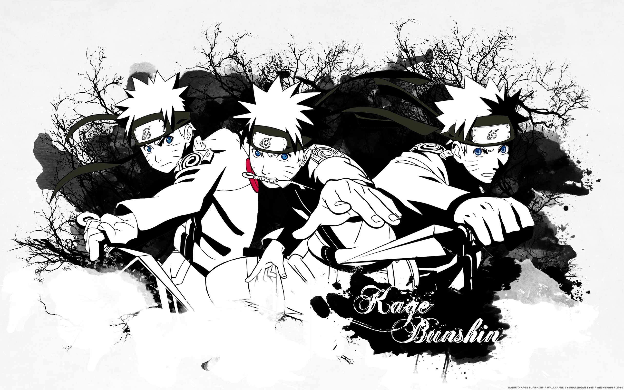 Naruto Black And White Wallpapers