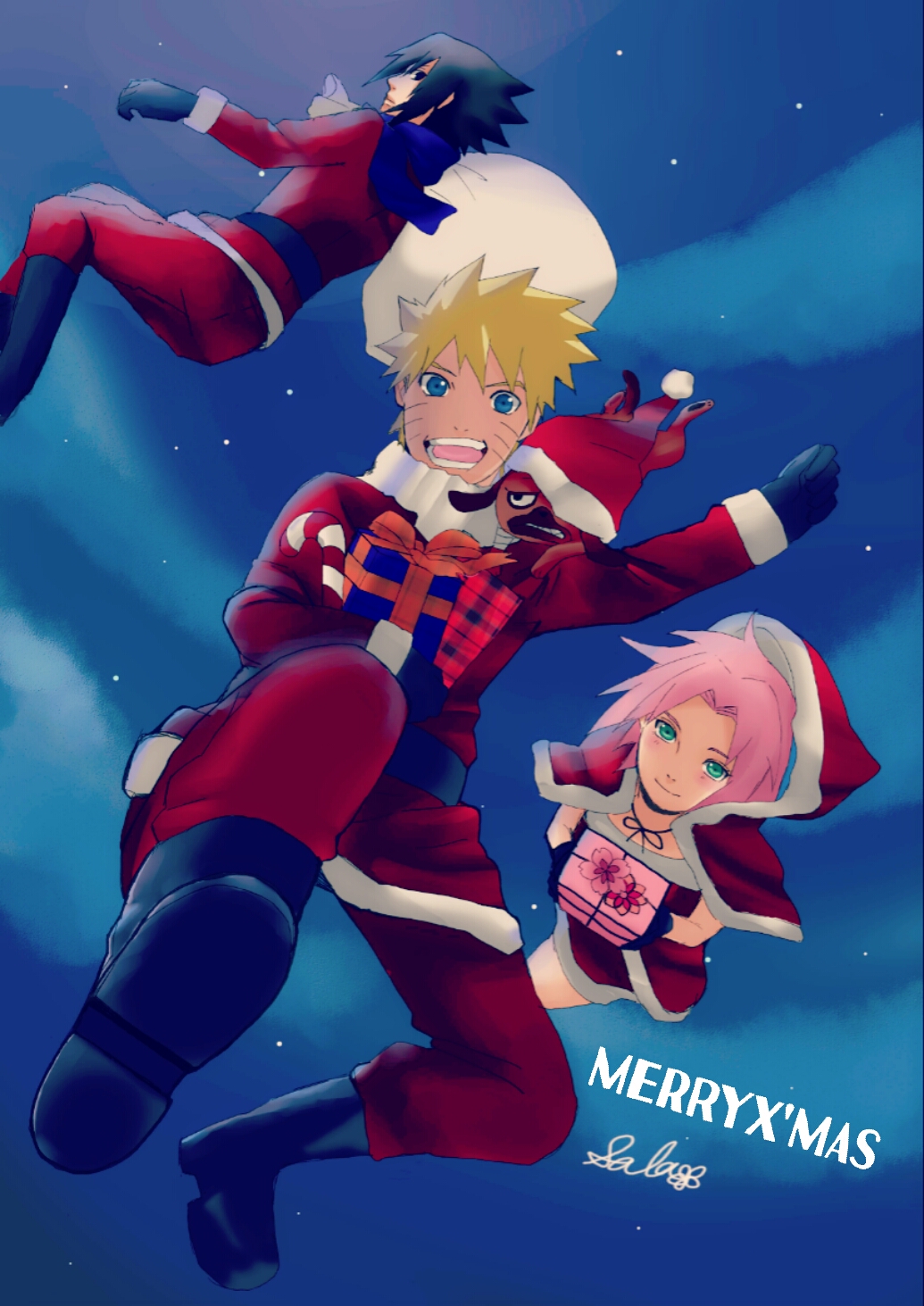 Naruto Christmas Wallpapers