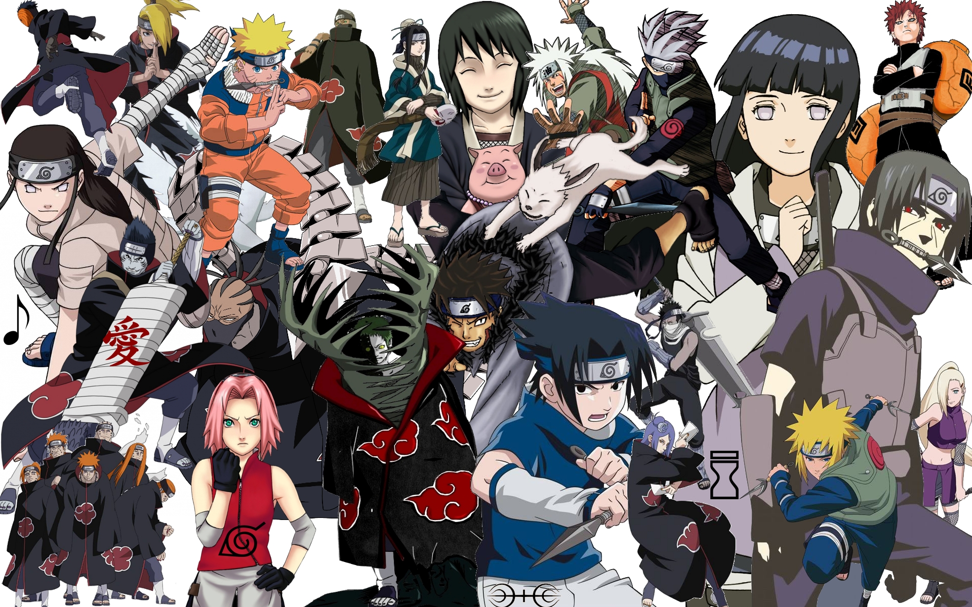 Naruto Collage Wallpapers