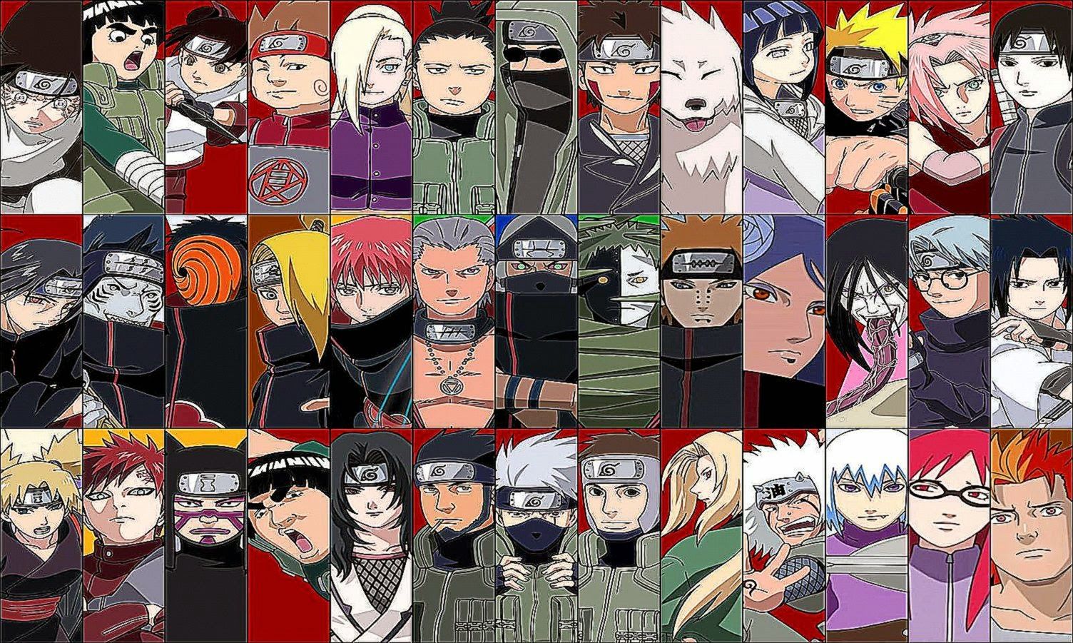 Naruto Collage Wallpapers