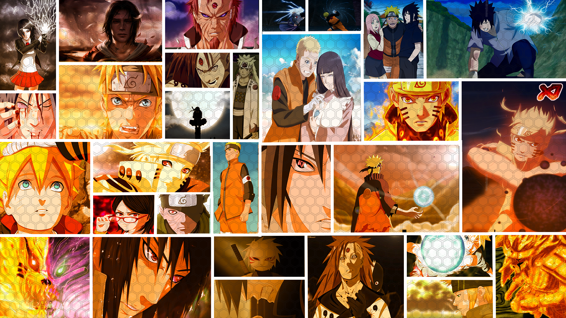 Naruto Collage Wallpapers