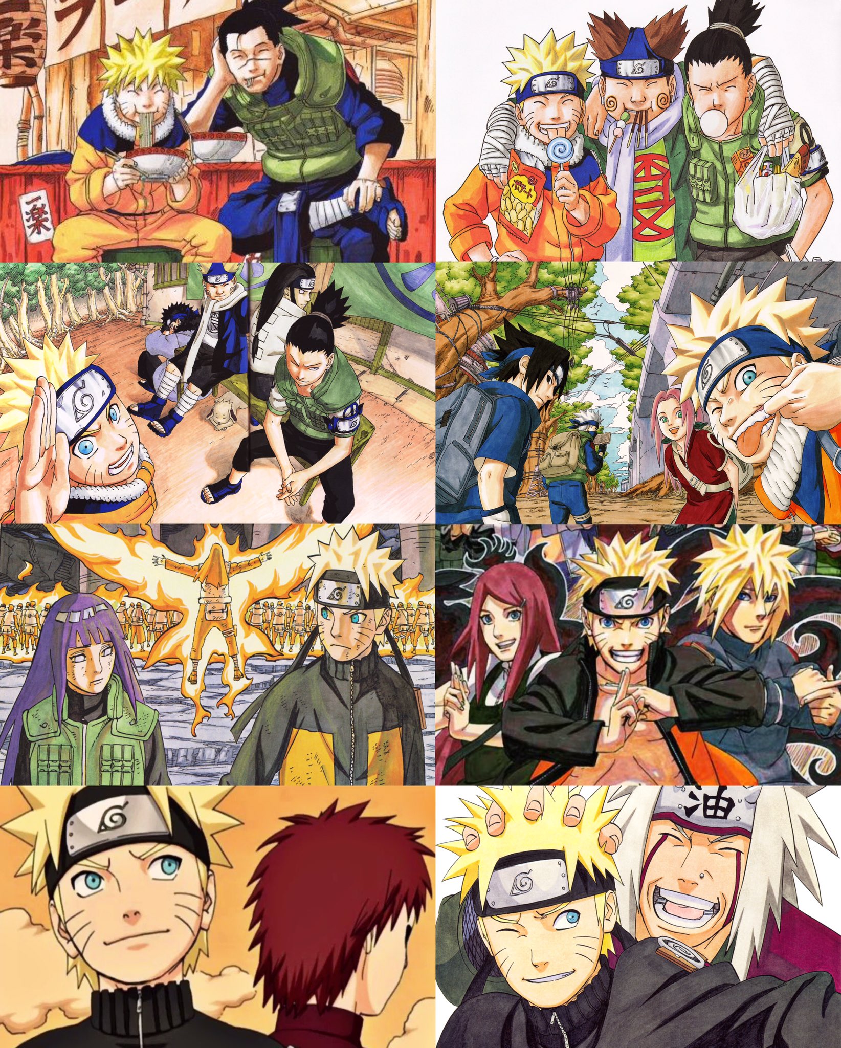 Naruto Collage Wallpapers