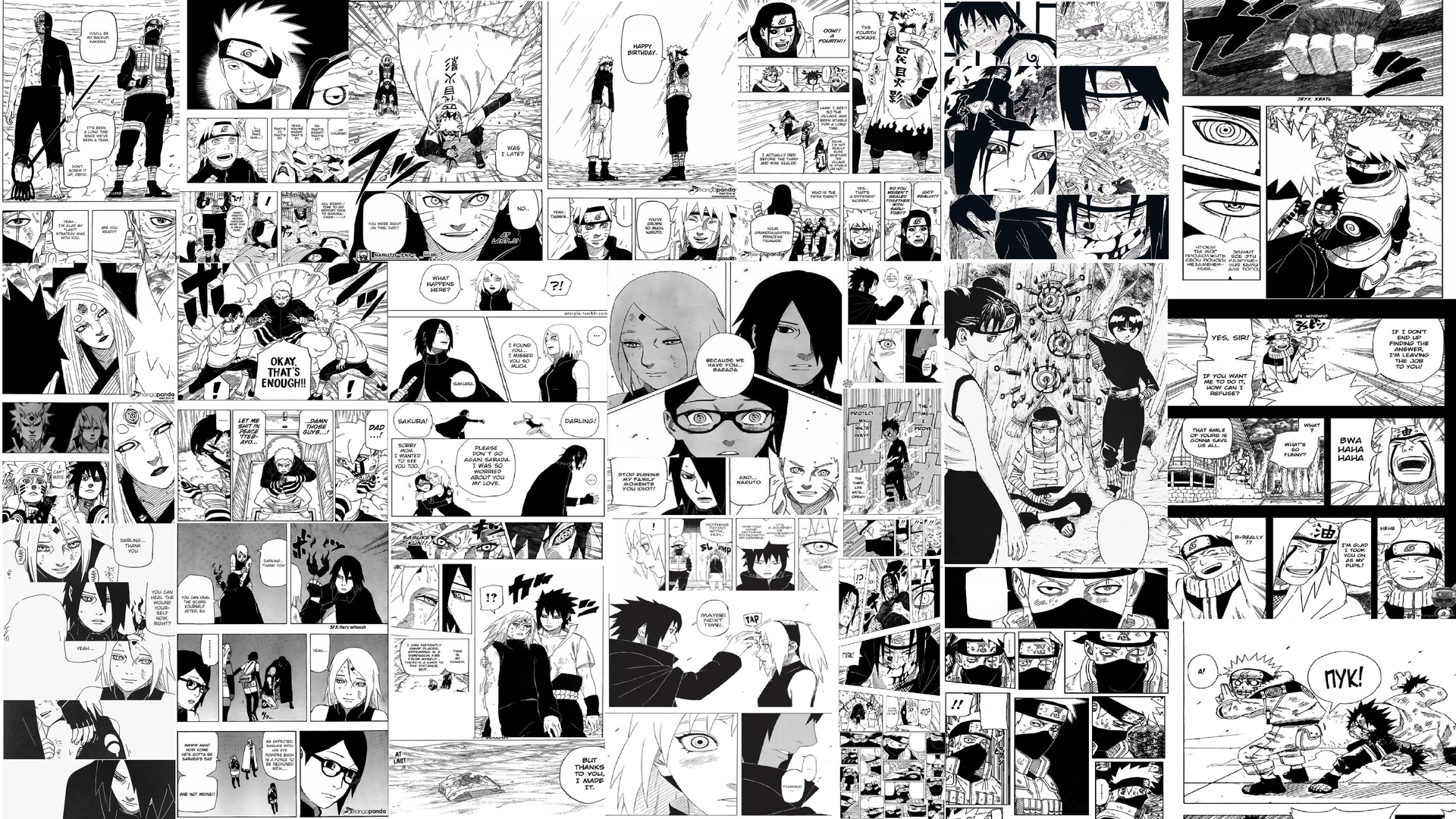 Naruto Manga Panda Wallpapers