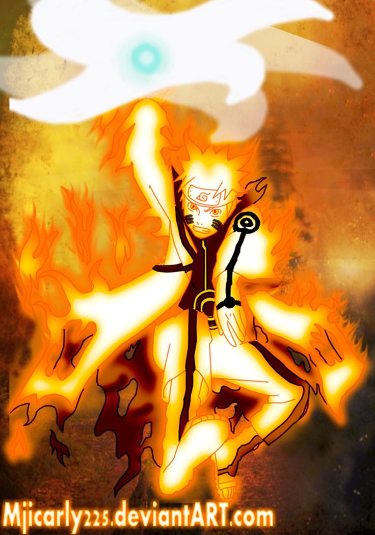 Naruto Nine Tails Sage Mode Wallpapers