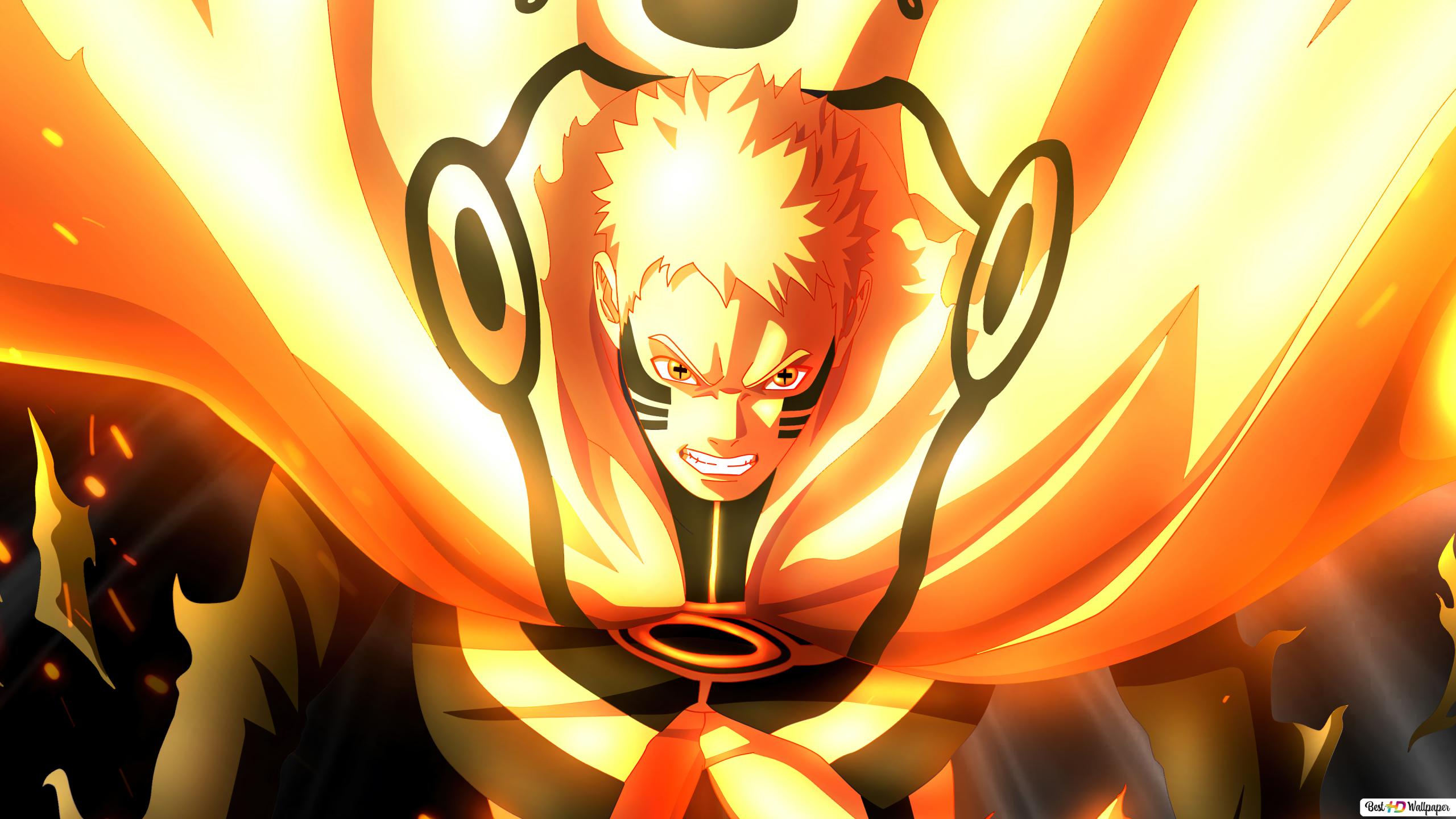 Naruto Nine Tails Sage Mode Wallpapers