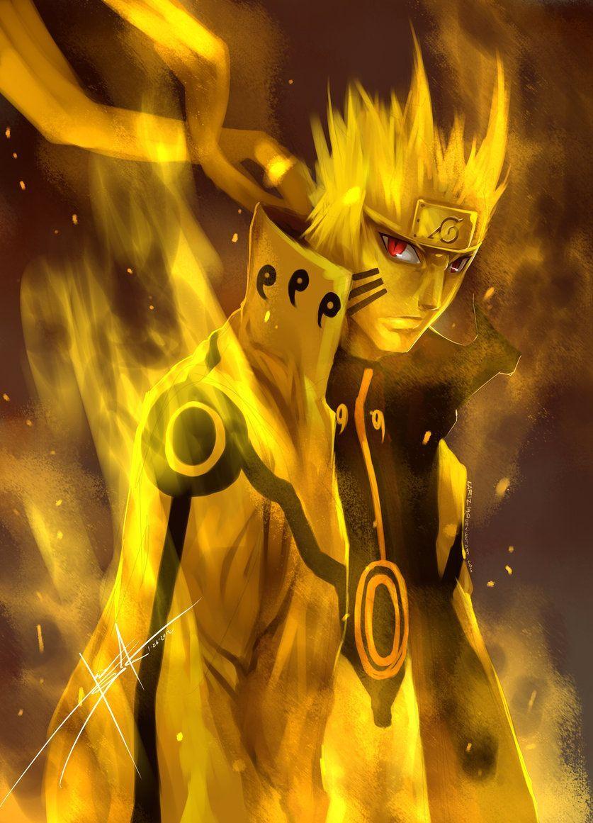 Naruto Nine Tails Sage Mode Wallpapers