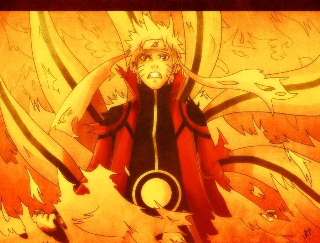 Naruto Nine Tails Sage Mode Wallpapers