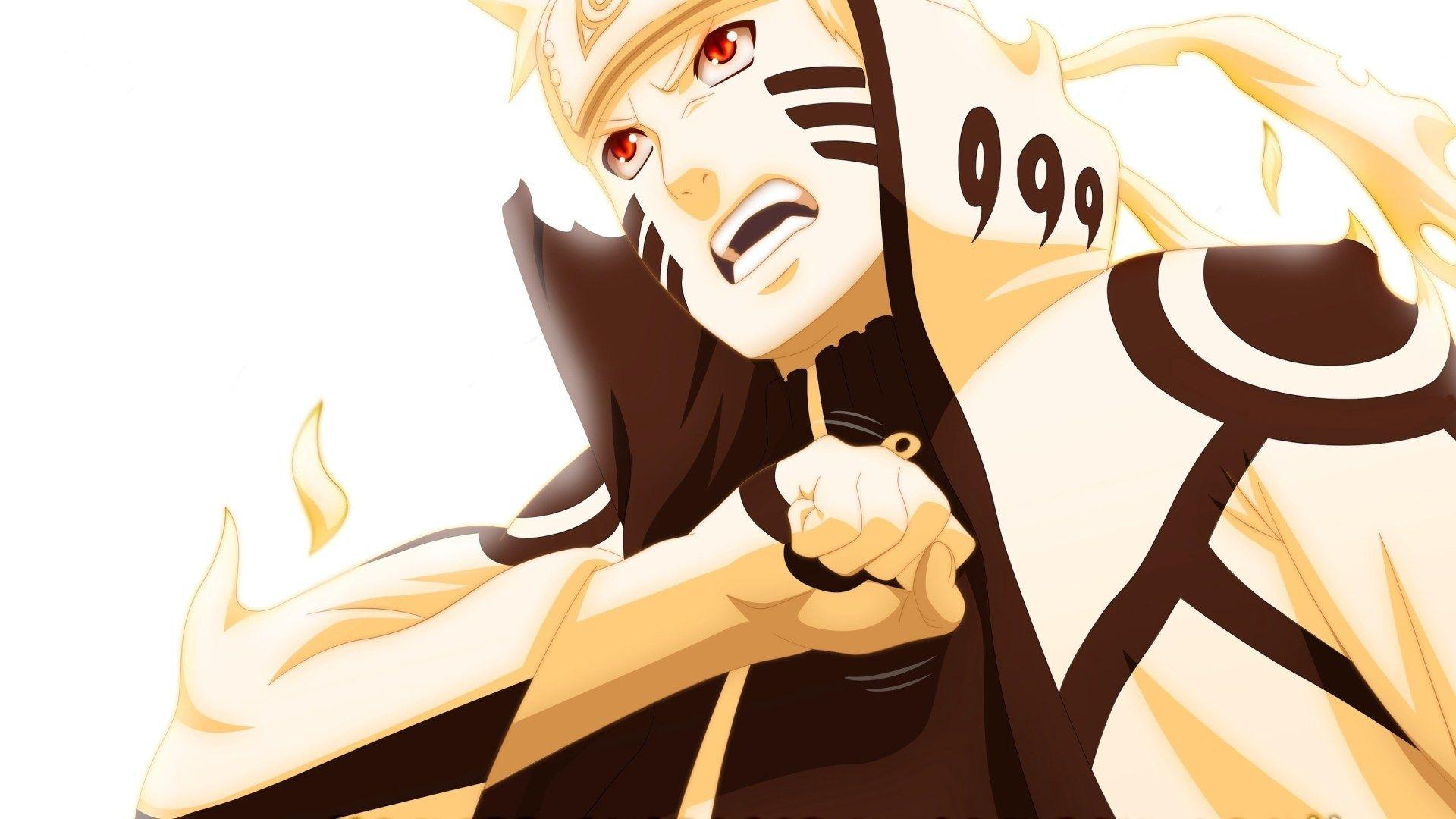 Naruto Nine Tails Sage Mode Wallpapers