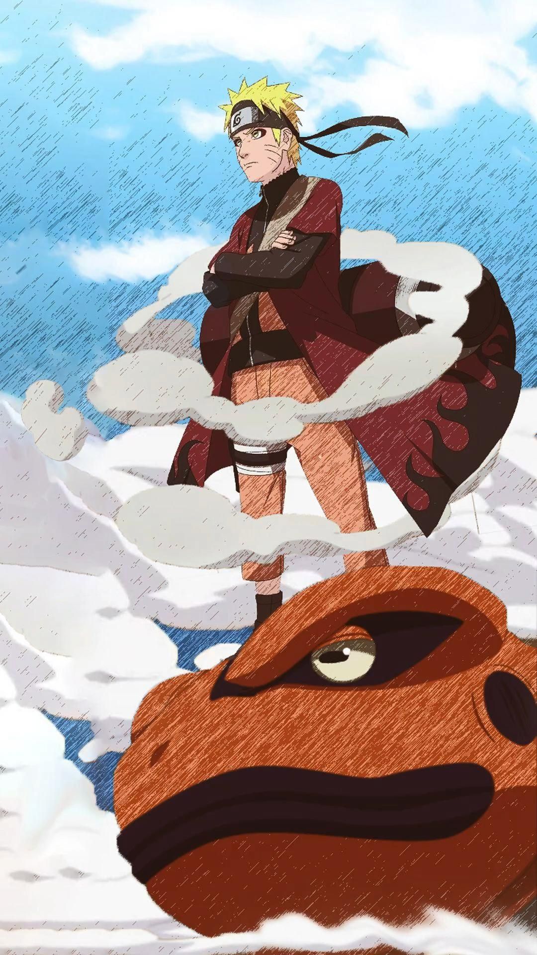 Naruto Nine Tails Sage Mode Wallpapers