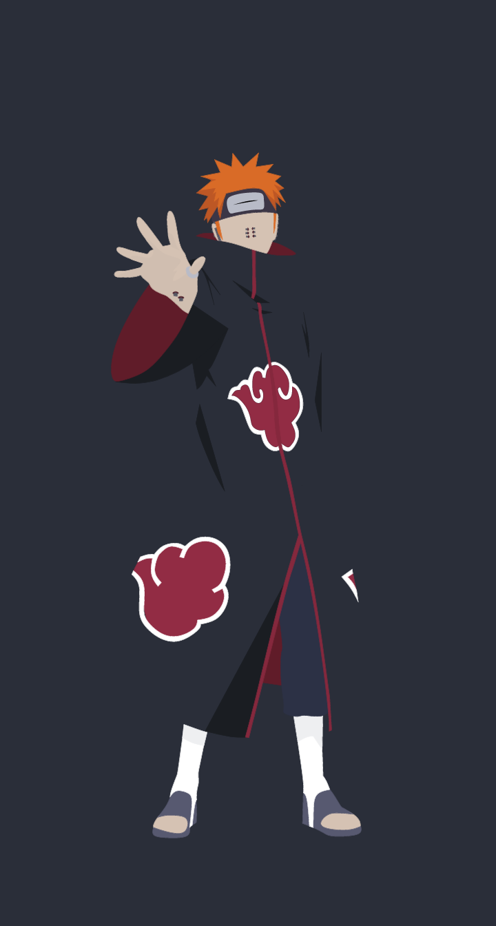 Naruto Pain Minimal Wallpapers