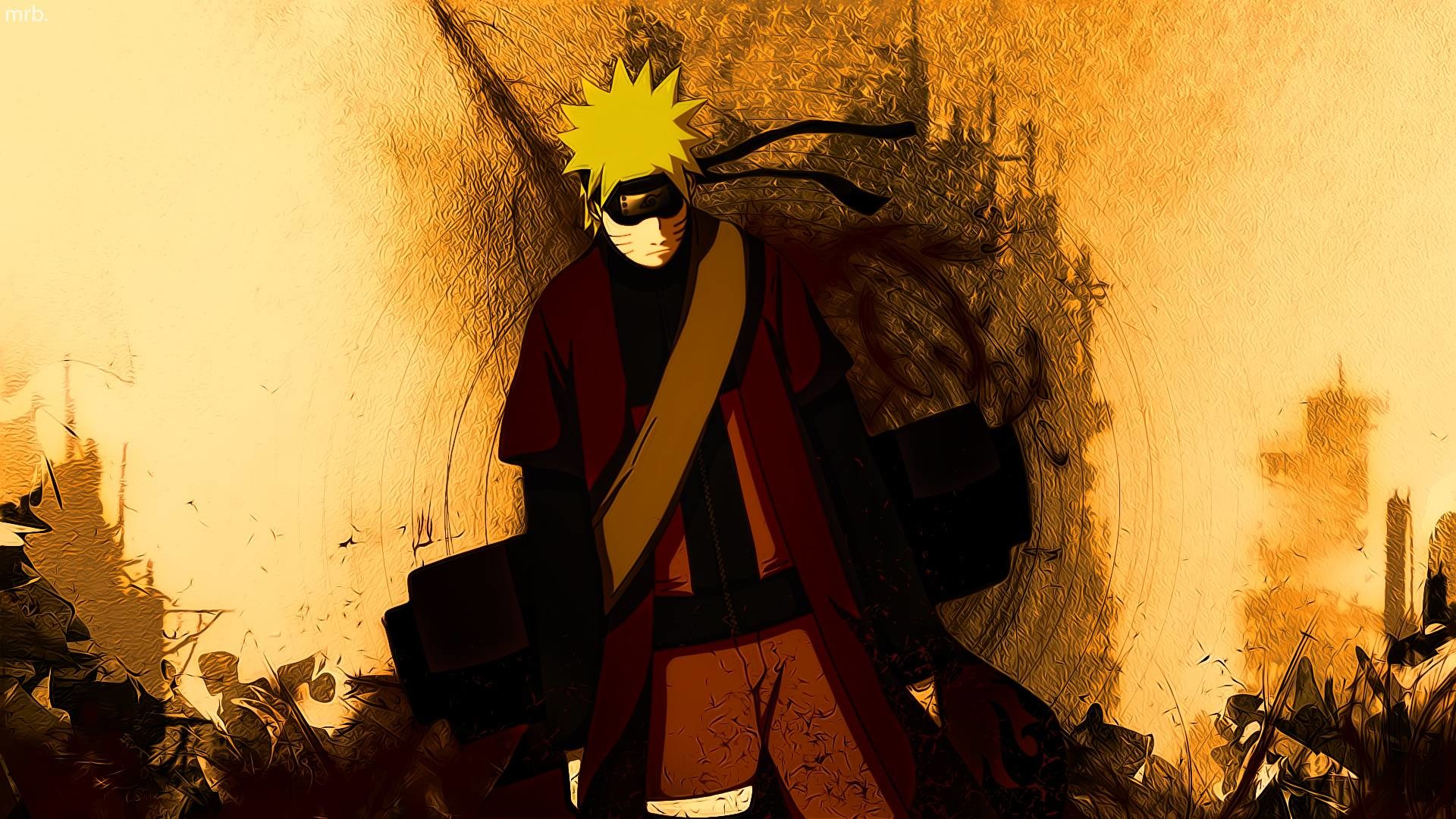 Naruto Pain Minimal Wallpapers