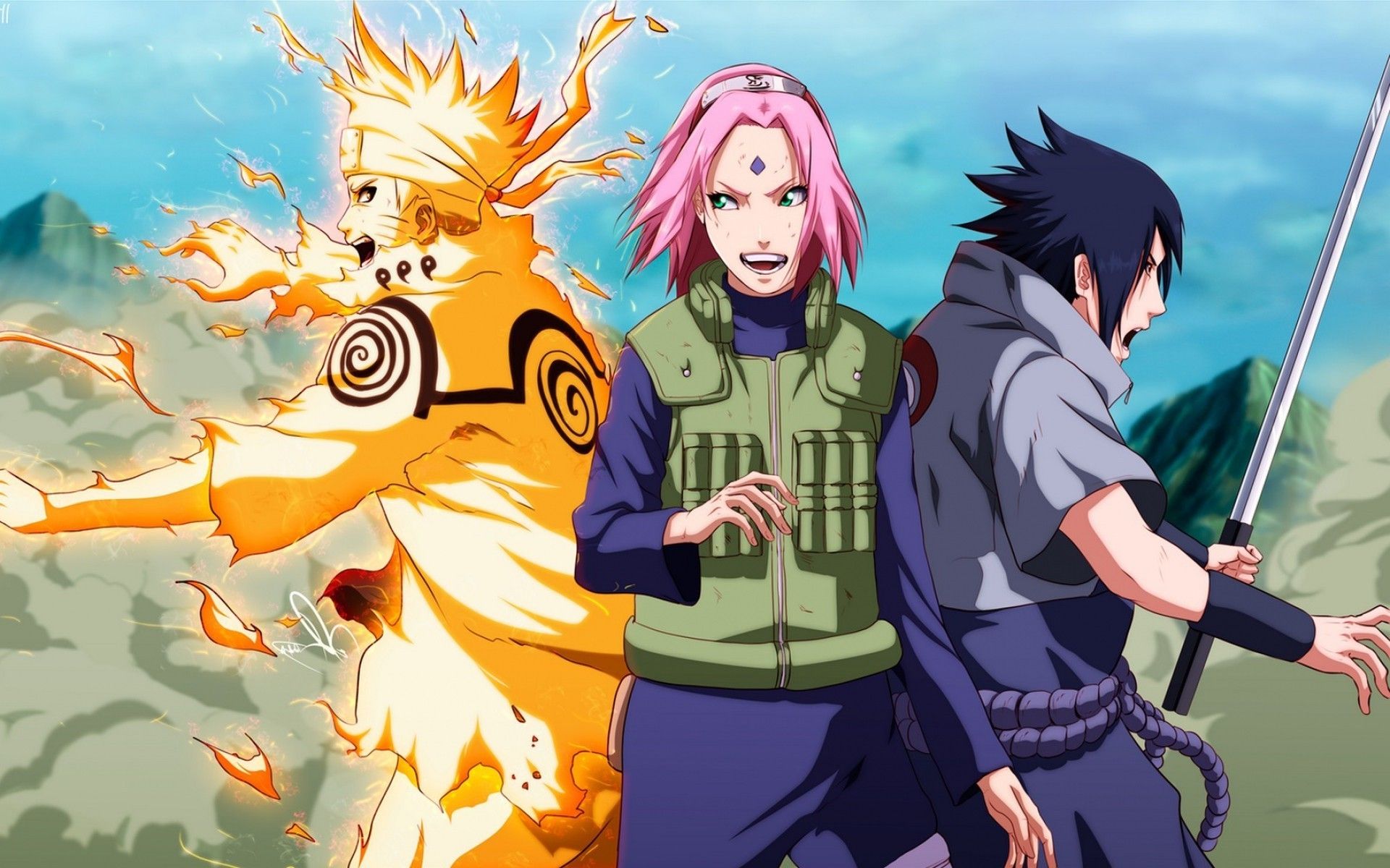 Naruto Sasuke And Sakura Wallpapers