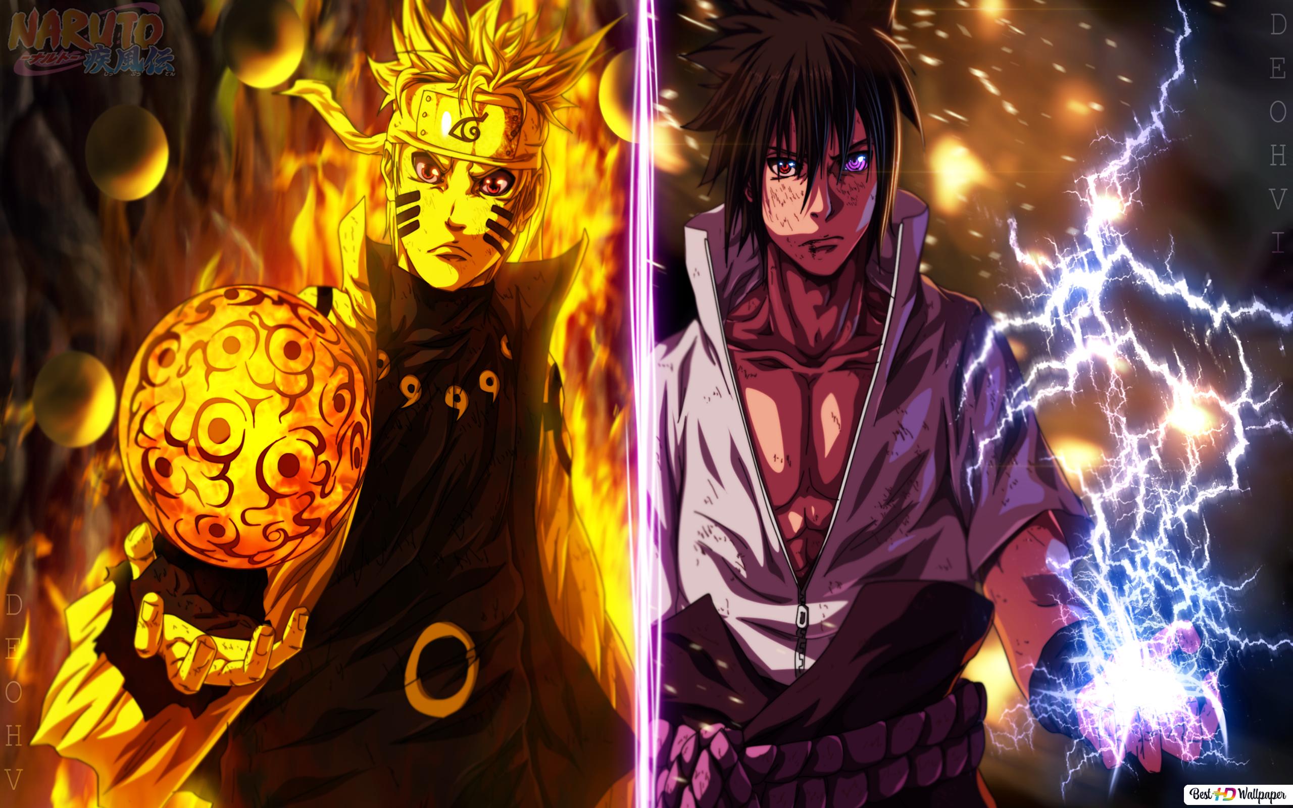 Naruto Uzumaki And Sasuke Uchiha Wallpapers