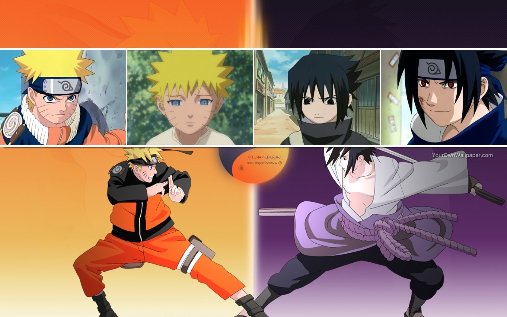 Naruto Uzumaki And Sasuke Uchiha Wallpapers