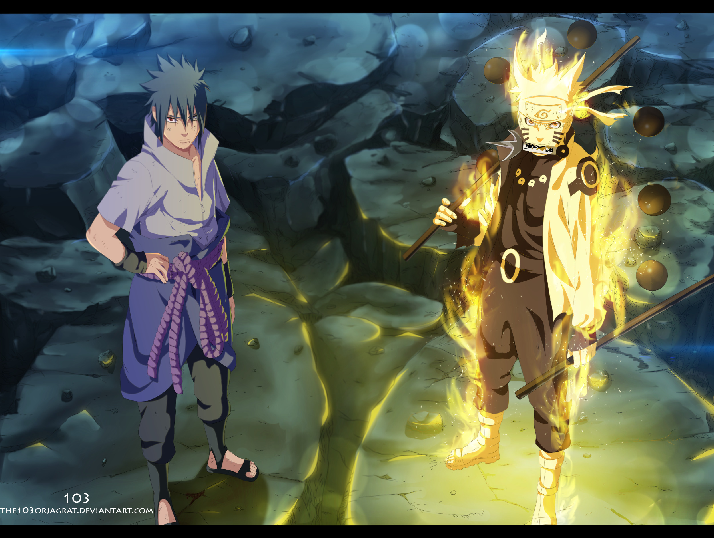 Naruto Uzumaki And Sasuke Uchiha Wallpapers