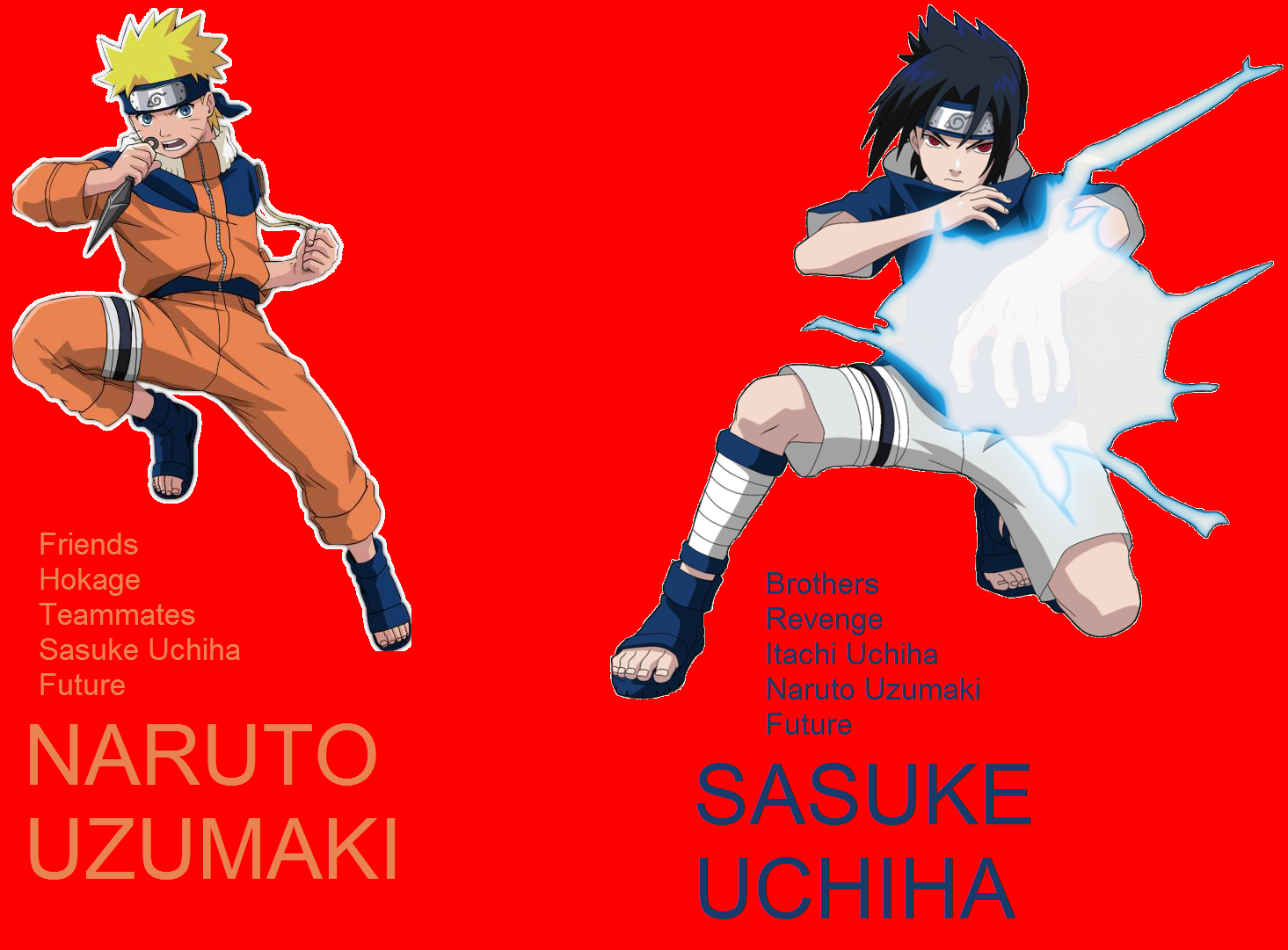 Naruto Uzumaki And Sasuke Uchiha Wallpapers