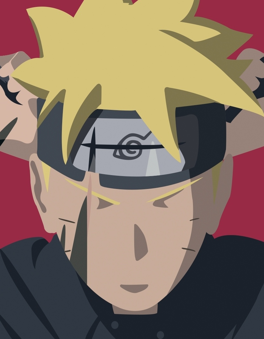 Naruto Uzumaki Minimal Art Wallpapers