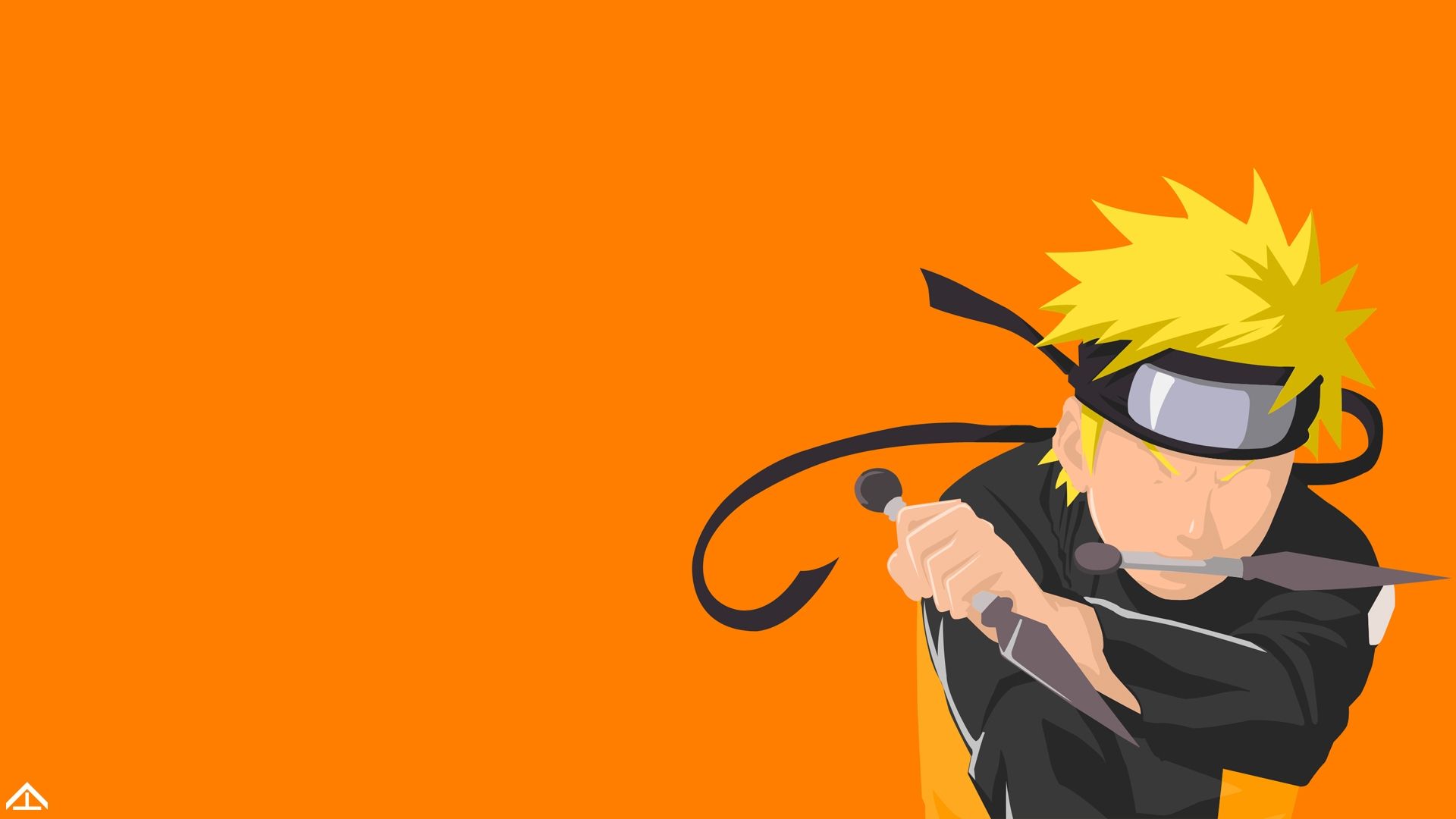 Naruto Uzumaki Minimal Art Wallpapers