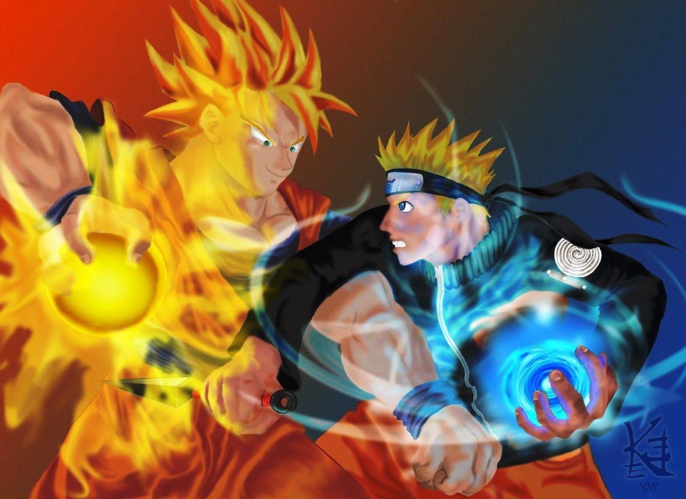 Naruto Vs Goku Wallpapers