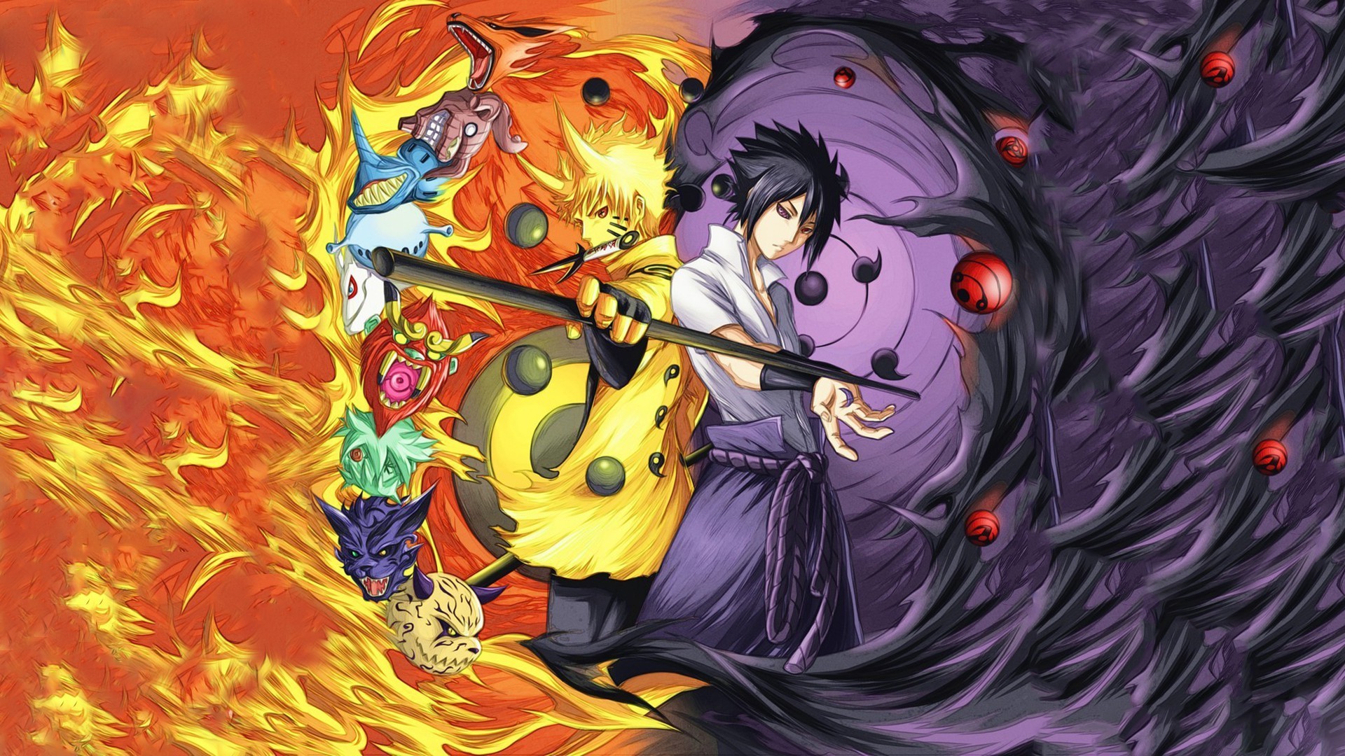 Naruto Vs Sasuke Iphone Wallpapers